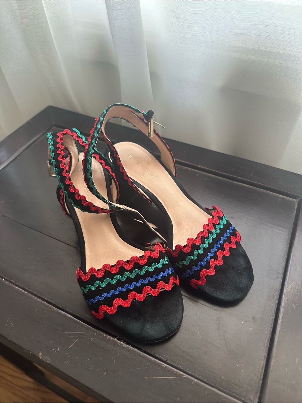 Kate spade colorful sandal heels